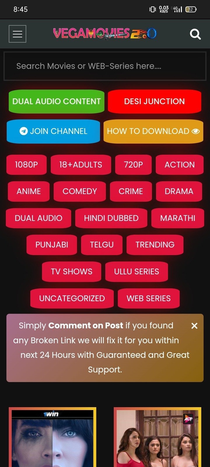 VegaMovies WordPress Theme [ORIGINAL]