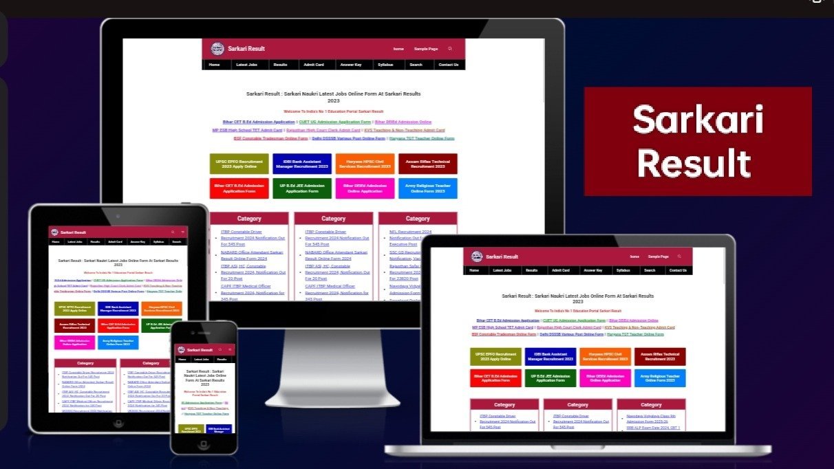 sarkari wp Sarkari Result WordPress Theme: