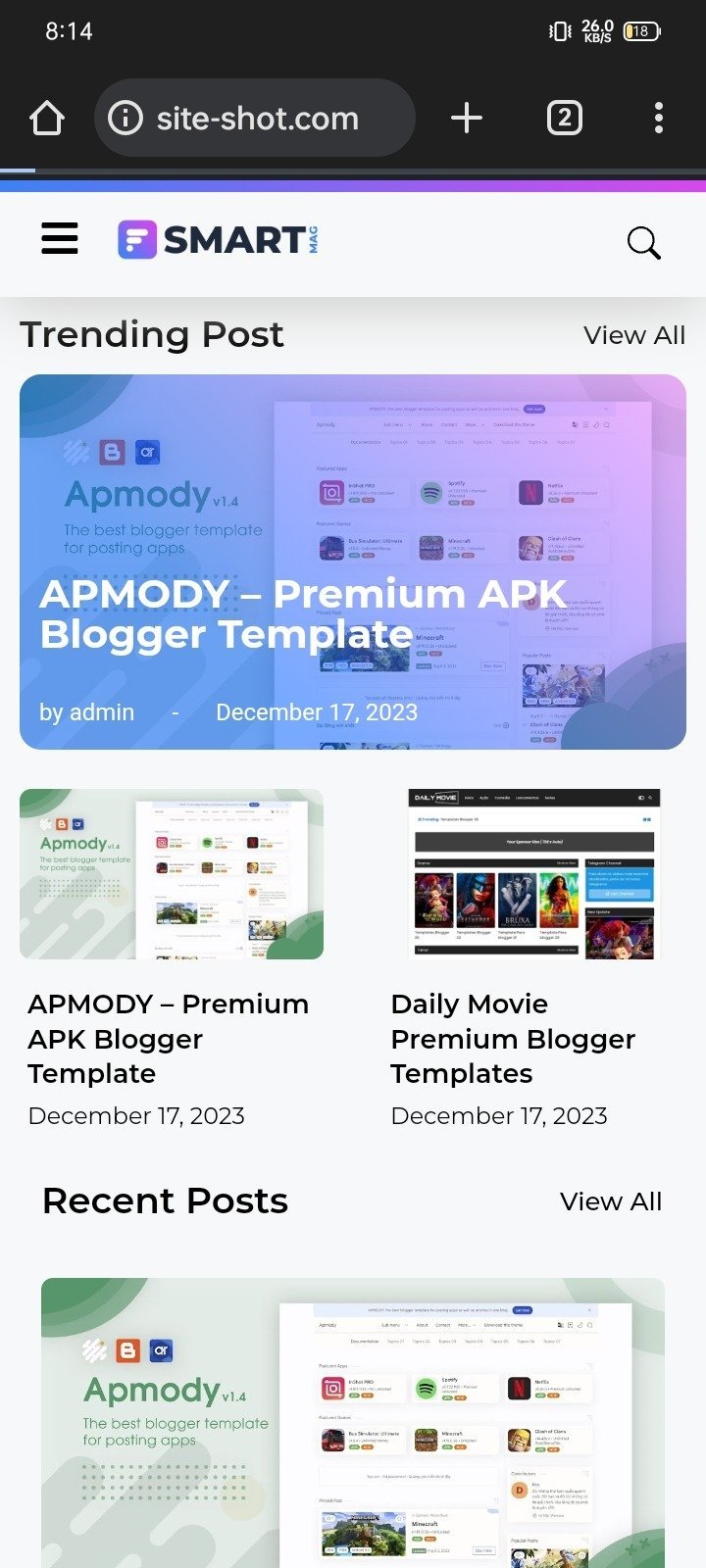 smartmag home Smartmag WordPress Theme