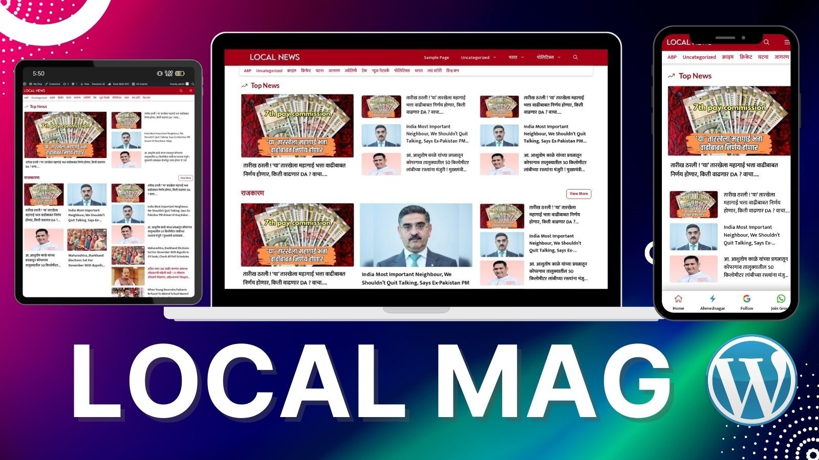 localmag wordpress theme in gp