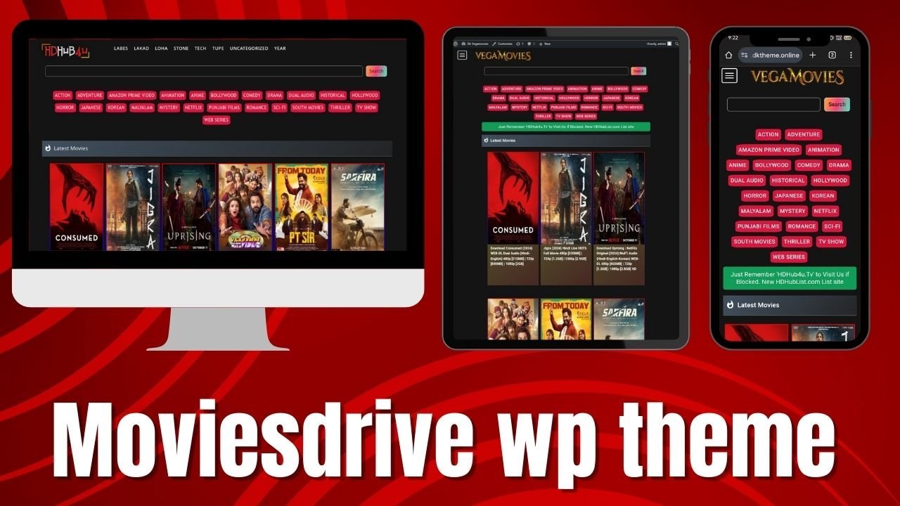 MoviesDrive WordPress Theme