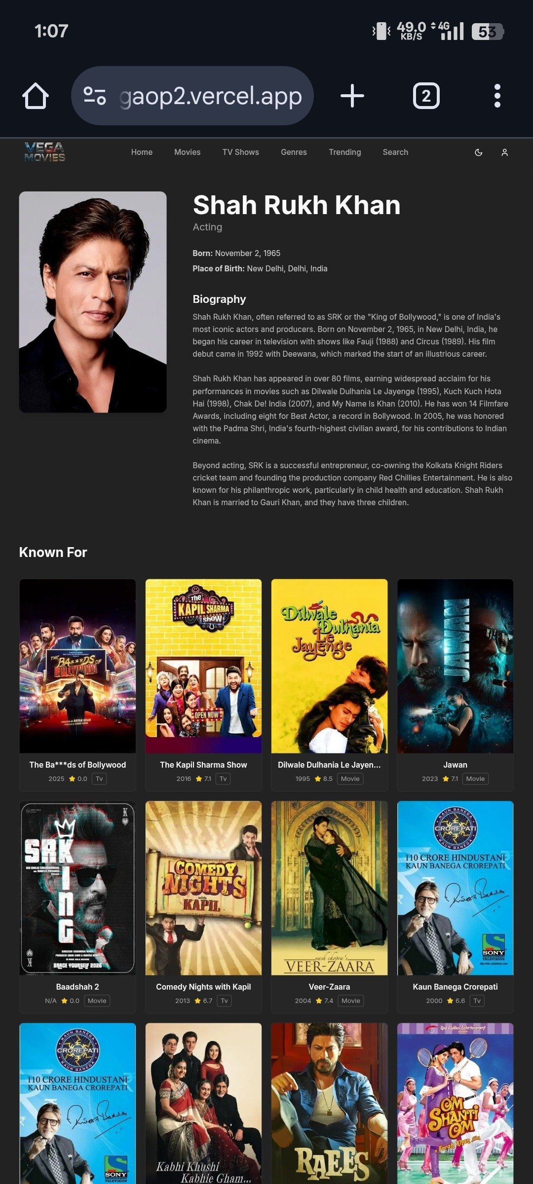 Aura Stream Vercel React Script extended version 2.0 updated