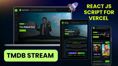 TMDB Auto Embed Streaming Script (React JS)