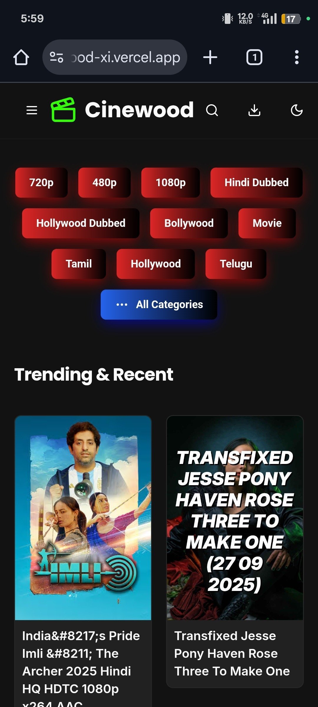 Cinewood Script: React & Node.js Movie Streaming web app
