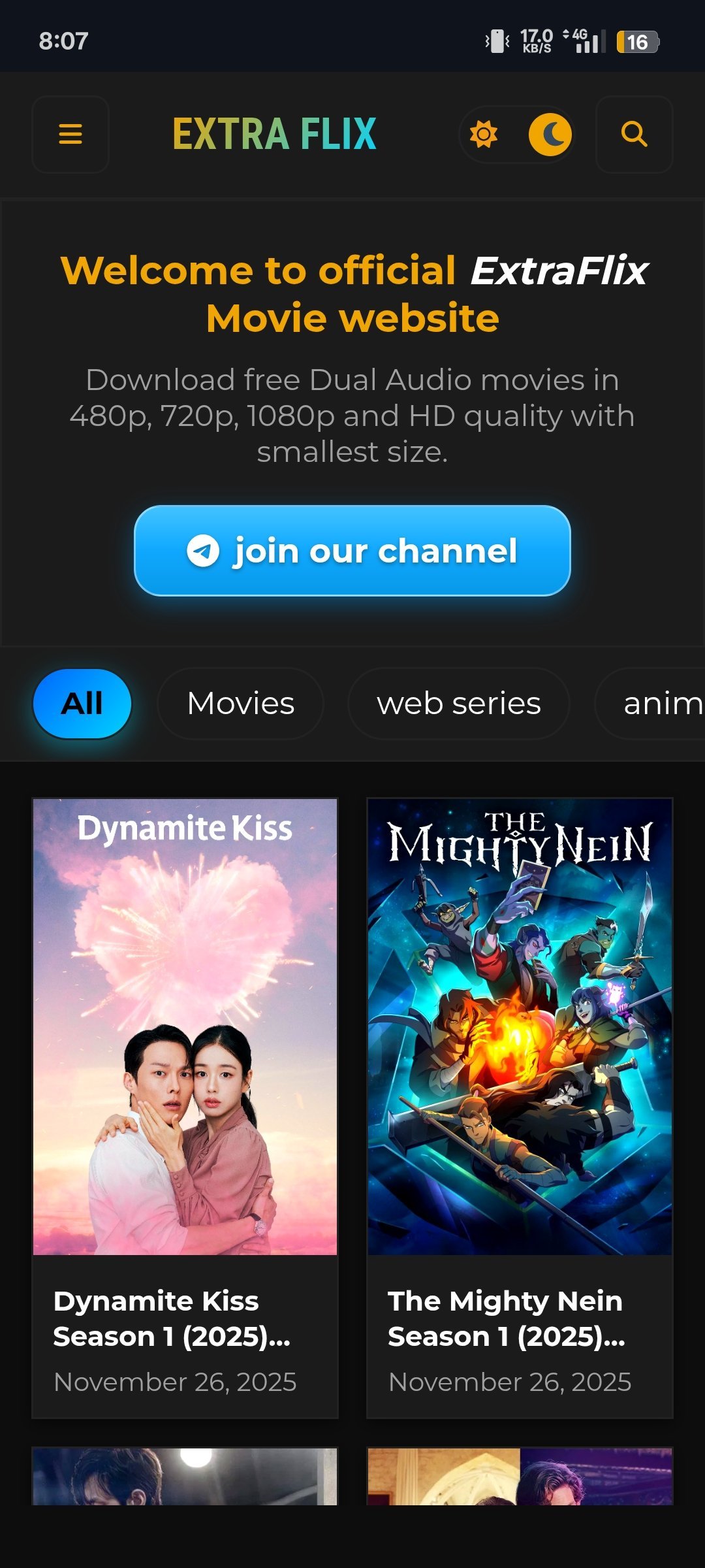 ExtraFlix – Auto Scraper ad free Script