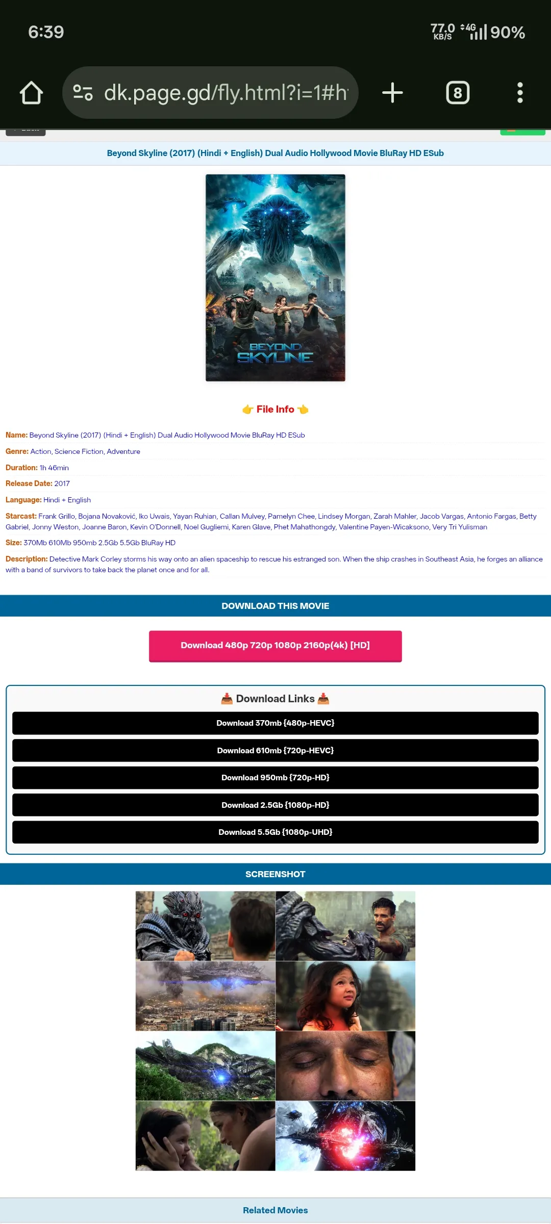 Original FilmyFly live Clonner website with direct download ⚡